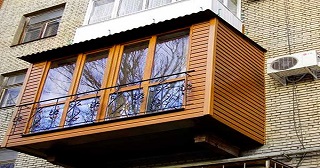 Внешняя отделка балкона Уссурийск цена от 1037 руб. м/2.
